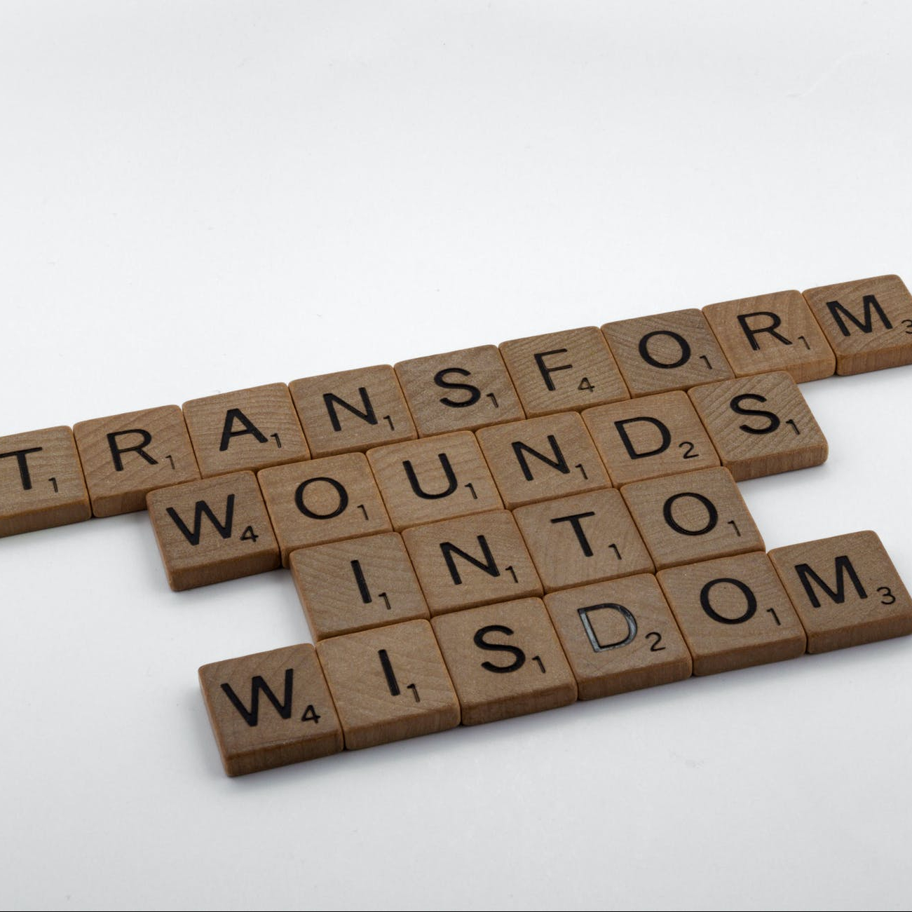 wood typography business design